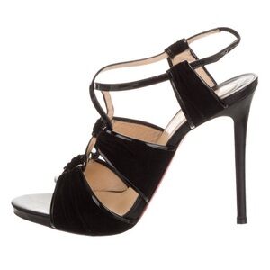 Christian Louboutin Suede Platform Sandals